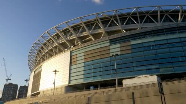 Estádio de futebol de Wembley Londres - LONDRES, INGLÊS - 10 DE DEZEMBRO DE 2019 — Vídeo de Stock