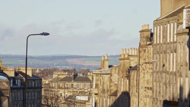 Pohledy Město Edinburgh Scotland Cestovní Fotografie — Stock video