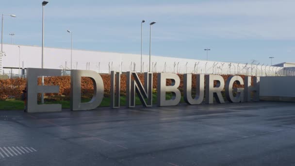 Cityscapes Edinburgh Scotland Edinburgh Velká Británie Ledna 2020 — Stock video