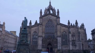 Cityscapes of Edinburgh Scotland - EDINBURGH, UNITED KINGDOM - JANUARY 10, 2020