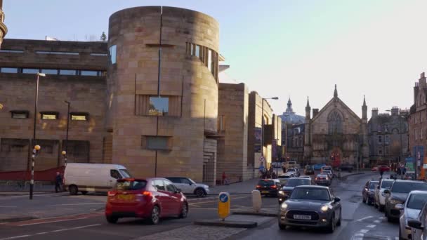 Museo Nacional Escocia Edimburgo Edimburgo Reino Unido Enero 2020 — Vídeos de Stock