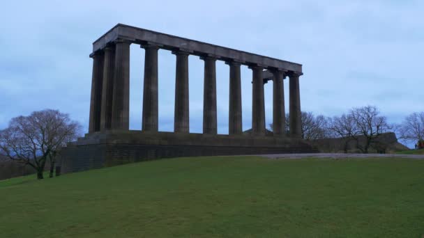 Paisajes Urbanos Edimburgo Escocia — Vídeos de Stock