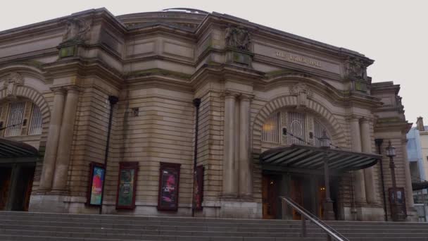 Famoso Usher Hall Edimburgo Edinburgh Reino Unido Janeiro 2020 — Vídeo de Stock