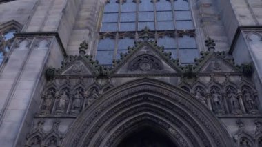 Facade of St Giles Cathedral in Edinburgh 