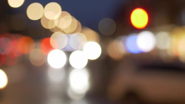 City Lights Bokeh Edinburgh Beautiful Background — 图库视频影像