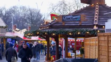 Londra 'daki Kış Harikalar Diyarı Noel Fuarı Hyde Park - Londra, Birleşik Krallık - 11 Aralık 2019