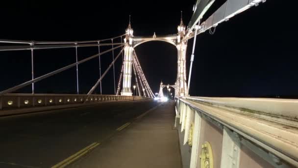 Albert Köprüsü Nün Londra Daki Zamanı — Stok video
