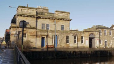 Edinburgh Leith 'teki Eski Gümrük Dairesi - Edinburgh, İngiltere - 10 Ocak 2020