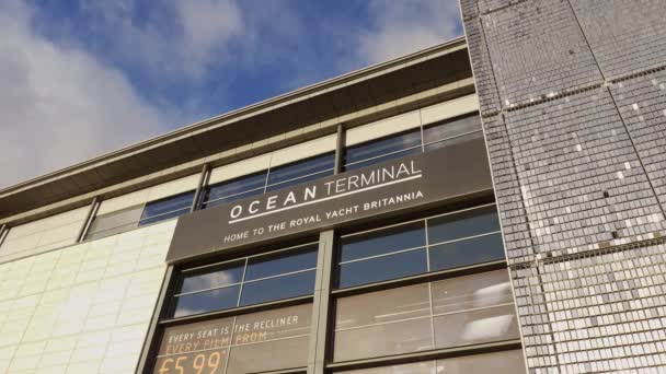 Ocean Terminal Edinburgh Leith Edinburgh Spojené Království Června 2020 — Stock video