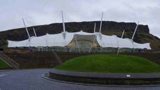 Dynamic Earth Exhibition Edinburgh Edinburgh United Kingdom Января 2020 — стоковое видео