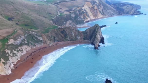 Lulworth Cove Durdle Door English South Shore Airlines — 비디오