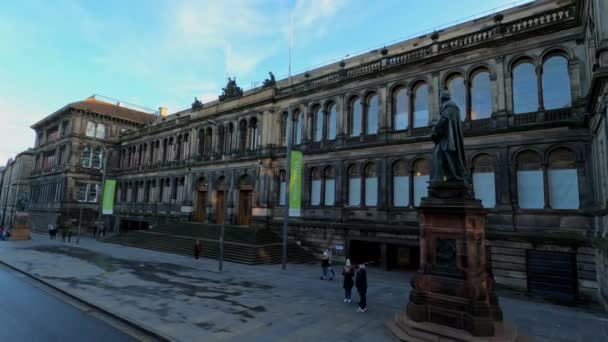 Museo Nacional Escocia Edimburgo Edimburgo Scotland Enero 2020 — Vídeos de Stock