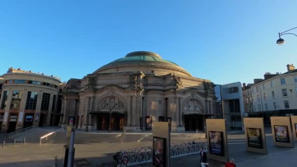 Famoso Usher Hall Paisagens Urbanas Edimburgo Edinburgh Scotland Janeiro 2020 — Vídeo de Stock