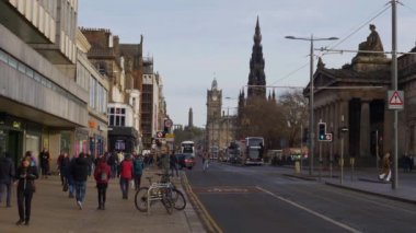 Edinburgh Sokak Prensleri Sokağı - EDINBURGH, BİRLİK KINGDOM - 10 HAZİRAN 2020