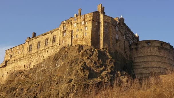 Stadsgezichten Van Edinburgh Schotland Reisbeelden — Stockvideo