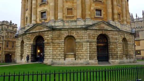 Pohledy Město Oxford Anglii Oxford Velká Británie Ledna 2020 — Stock video