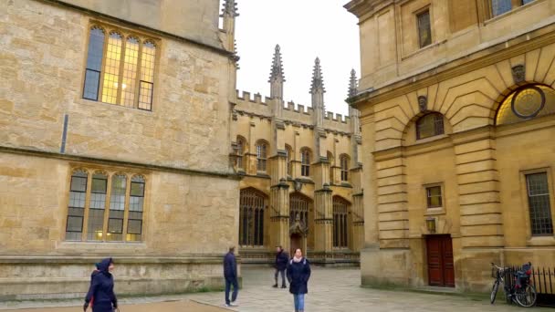 Paisajes Urbanos Oxford Inglaterra Oxford Reino Unido Enero 2020 — Vídeos de Stock