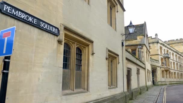 Paesaggi Urbani Oxford Inghilterra Oxford Regno Unito Gennaio 2020 — Video Stock