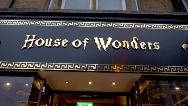Boutique House Wonders Oxford Oxford Royaume Uni Janvier 2020 — Video