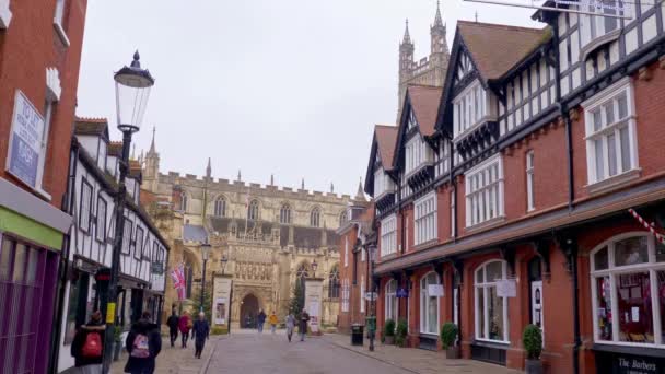 Stadtansichten Von Gloucester England Gloucester Vereinigtes Königreich Januar 2019 — Stockvideo