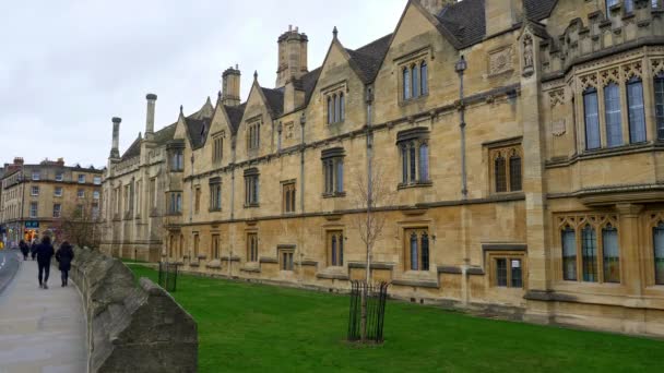 Cityscapes Oxford England Oxford United Kingdom January 2020 — 비디오