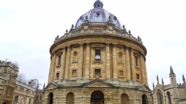 Radcliffe Camera Oxford England Oxford Wielka Brytania Stycznia 2020 — Wideo stockowe
