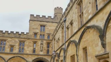 Christ Church Cathedral and Oxford University in Oxford England - OXFORD, UNITED KINGDOM - JANUARY 3, 2020