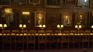 Christ Church Cathedral and Oxford University in Oxford England - OXFORD, UNITED KINGDOM - JANUARY 3, 2020