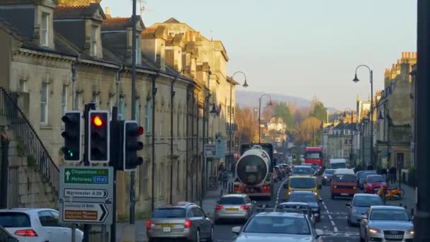 Miasta Bath England Bath Wielka Brytania Grudnia 2019 — Wideo stockowe
