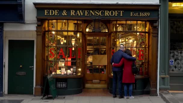 Ede Ravenscroft Store Oxford Oxford Велика Британія Січня 2020 — стокове відео