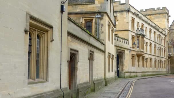 Pohledy Město Oxford Anglii Oxford Velká Británie Ledna 2020 — Stock video