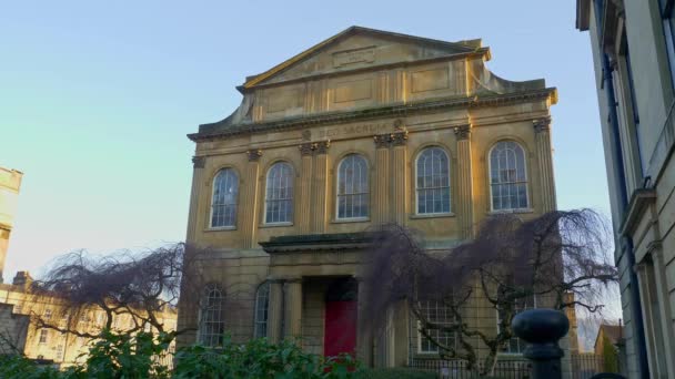 Walcot Chapel Bath England Bath Vereinigtes Königreich Dezember 2019 — Stockvideo