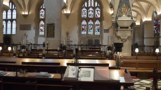 Christ Church Cathedral Oxford Oxford Verenigd Koninkrijk Januari 2020 — Stockvideo