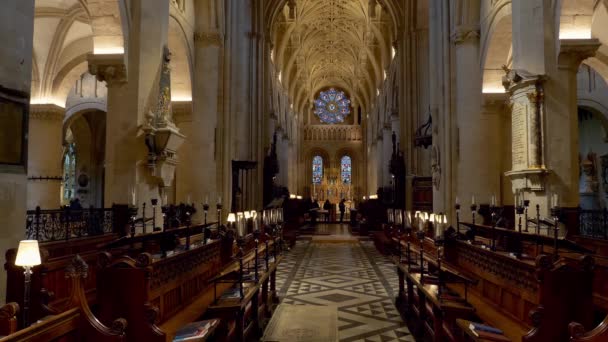 Christ Church Cathedral Oxford Oxford United Kingdom January 2020 — Stok video