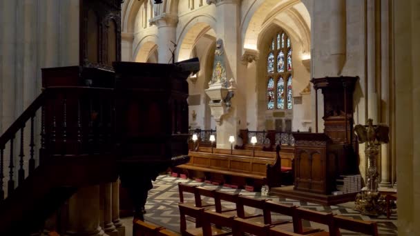 Christ Church Cathedral Oxford Oxford Reino Unido Enero 2020 — Vídeo de stock