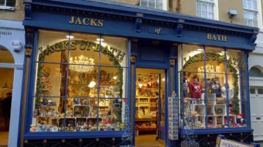 Bath England 'daki Bath mağazasının valeleri - Bath, İngiltere - 30 Aralık 2019