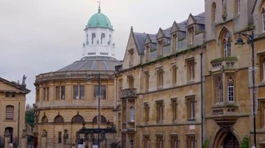 Cityscapes of Oxford in England - OXFORD, UNITED KINGDOM - JANUARY 3, 2020