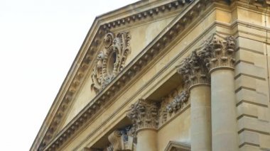 The famous Roman Baths in the historic city of Bath England - BATH, UNITED KINGDOM - DECEMBER 30, 2019