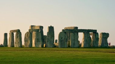 İngiltere 'deki ünlü Stonehenge görüntüleri