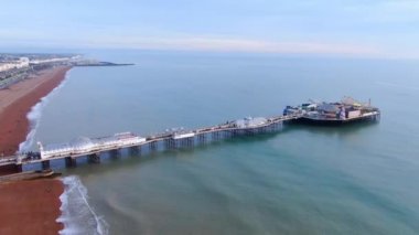 İngiltere 'deki Brighton İskelesi - hava görüntüsü