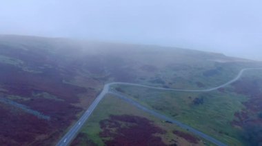 Galler 'deki Brecon Beacons Ulusal Parkı - hava görüntüsü
