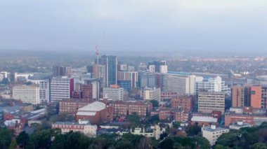 City of Bournemouth in England -aerial footage