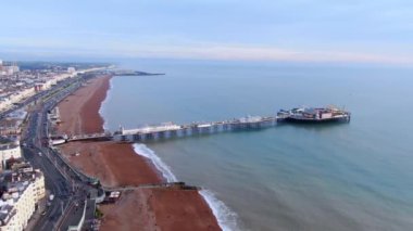 İngiltere 'deki Brighton İskelesi - hava görüntüsü