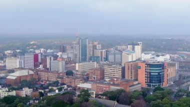 City of Bournemouth in England -aerial footage