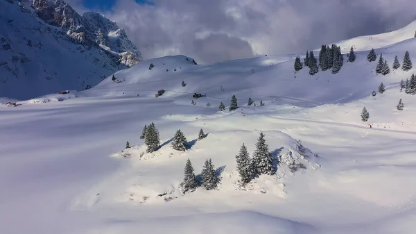 Sviçre Alpleri Ndeki Ünlü Kayak Alanı Sviçre Deki Titlis Engelberg — Stok fotoğraf