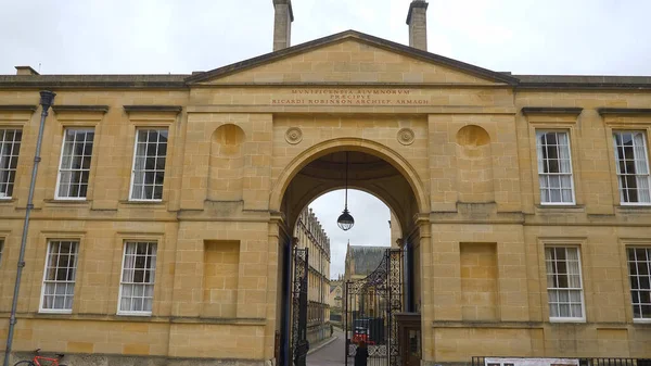 Christ Church Cathedral Oxford University Oxford England Oxford Січня 2020 — стокове фото