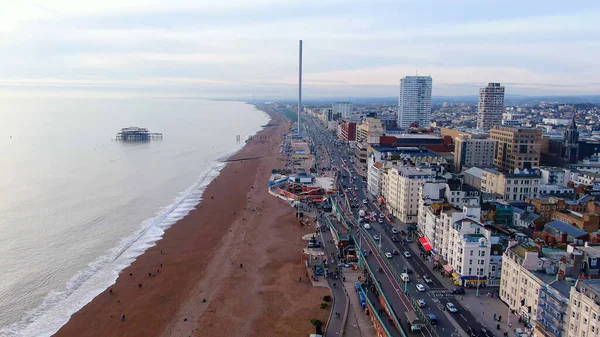 Brighton Pier in England - aerial view — 스톡 사진