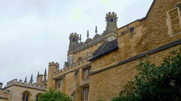 Christ Church Cathedral en Oxford University in Oxford Engeland — Stockfoto