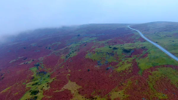 Amazing Brecon Beacons National Park in Wales from above