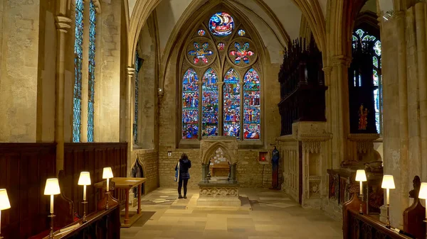 Bönbok Christ Church Cathedral Oxford Oxford Storbritannien Januari 2020 — Stockfoto